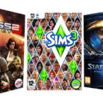pc - mass effect 2 - sims 3 - stracraft 2