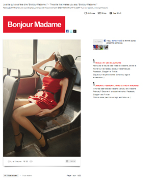 Le site bonjourmadame.fr