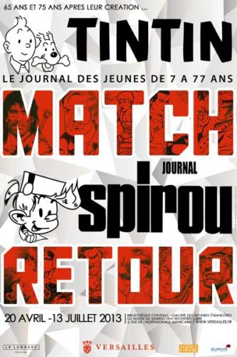 Tintin Spirou a Versailles