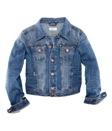 Blouson en jeans : H&M, 29,99€
