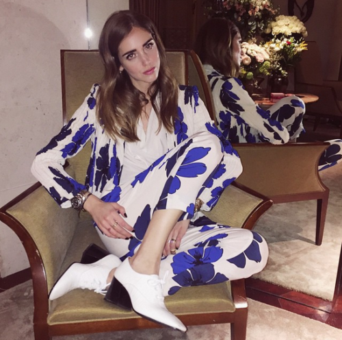 Habillée de Céline @chiaraferragni