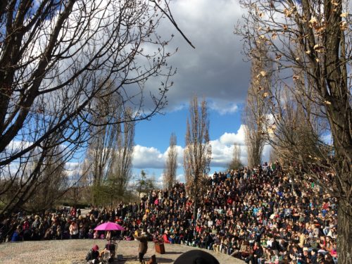 Karaoké en plein air à Berlin