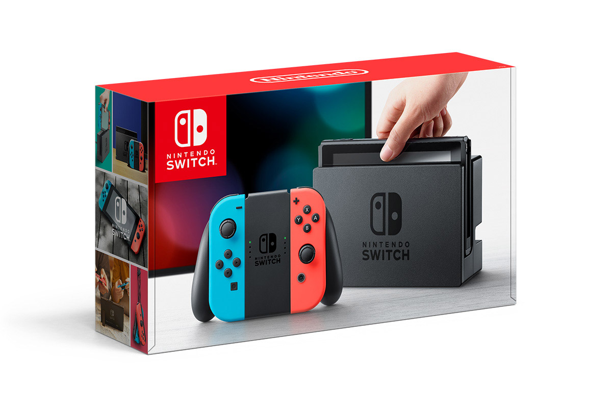 Bundle Nintendo Switch du 3 mars 2017 avec Joycon colorés