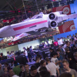 X wing sur le stand Electronic Arts de la Gamescom